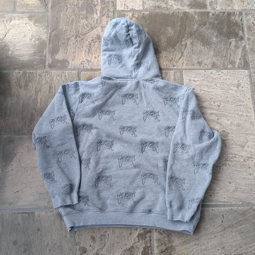 Revenge - All Over Embroidered Logo Hoodie (LARGE) - Picture 2 of 5